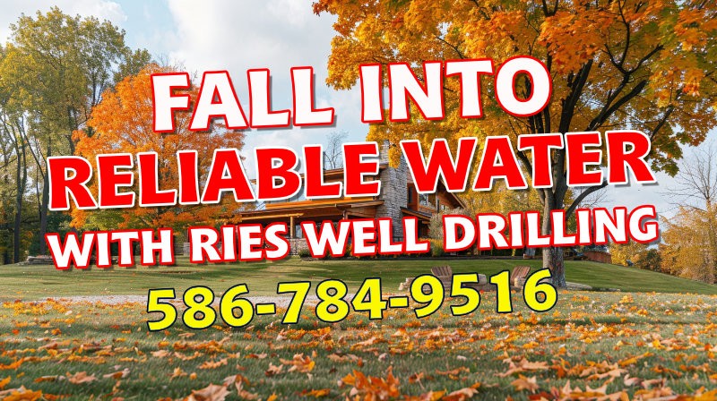 Fall into Reliable Water with Ries Well Drilling