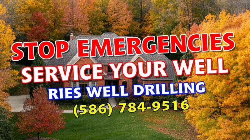 Emergency Water Well Service in SE Michigan