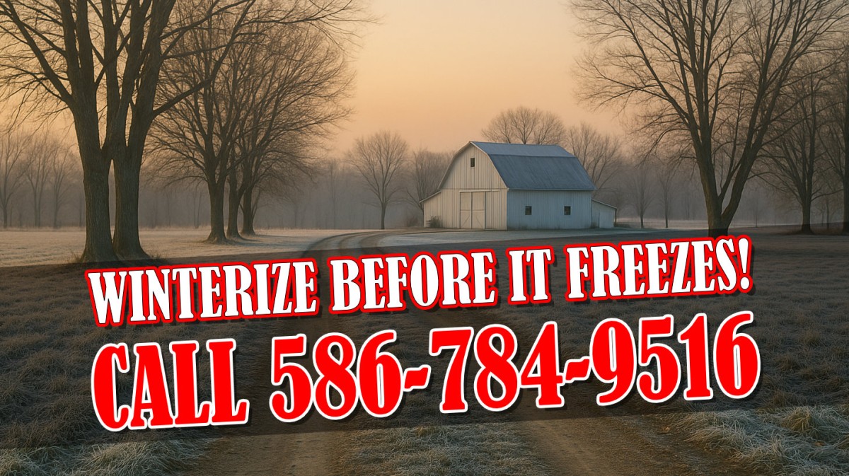 Water Well Winterize Service - Macomb County